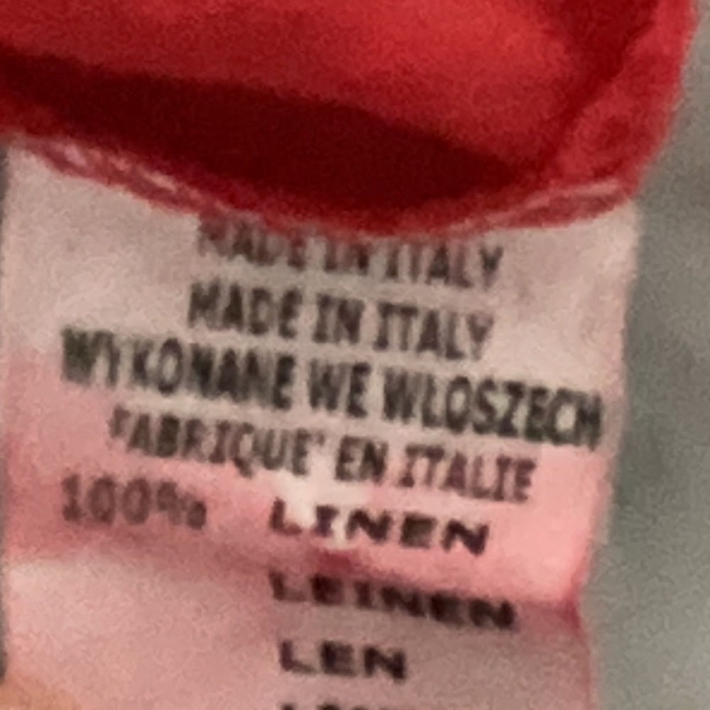 Lina Tomei 100% Linen Made in Italy Summer Dress - Picture 6 of 6